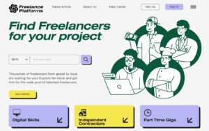 Top five platforms for freelance projects